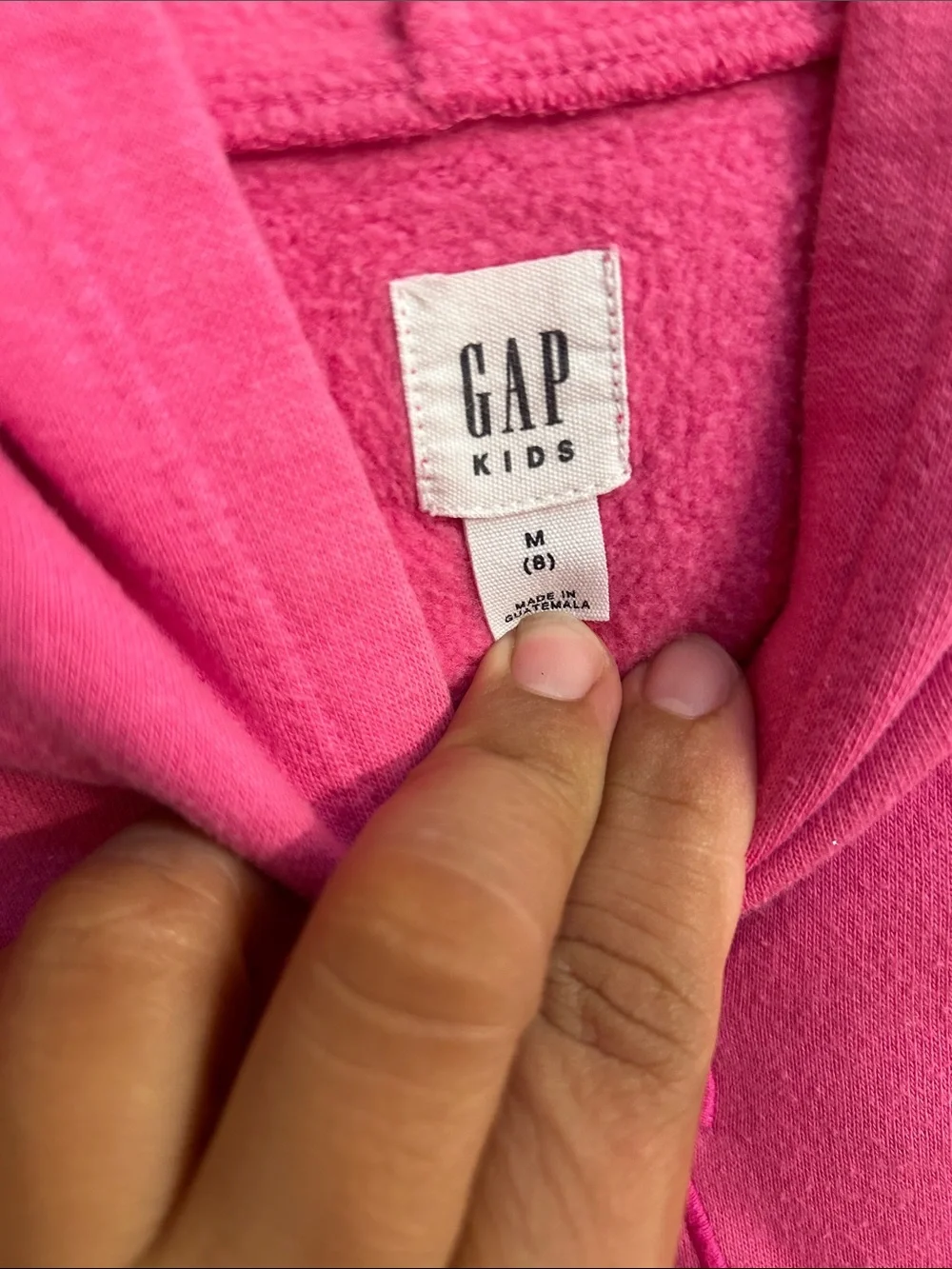 GAP Hot Pink Hooded Sweatshirt for Kids